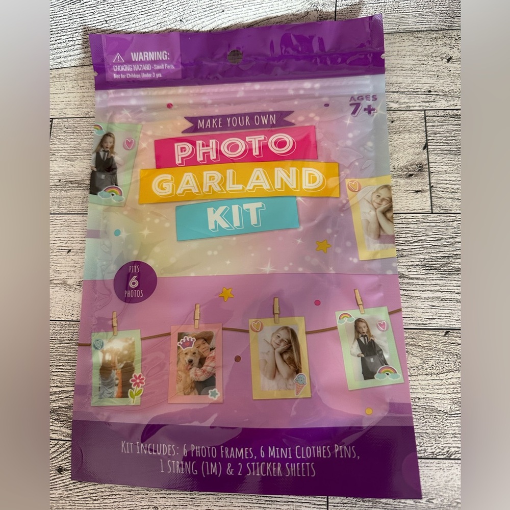 🌵3/$15 New Make Your Own Photo Garland Kit ( see description)